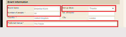 vFloorplan RFP - an Enquiry could be inserted into an RFP or web form